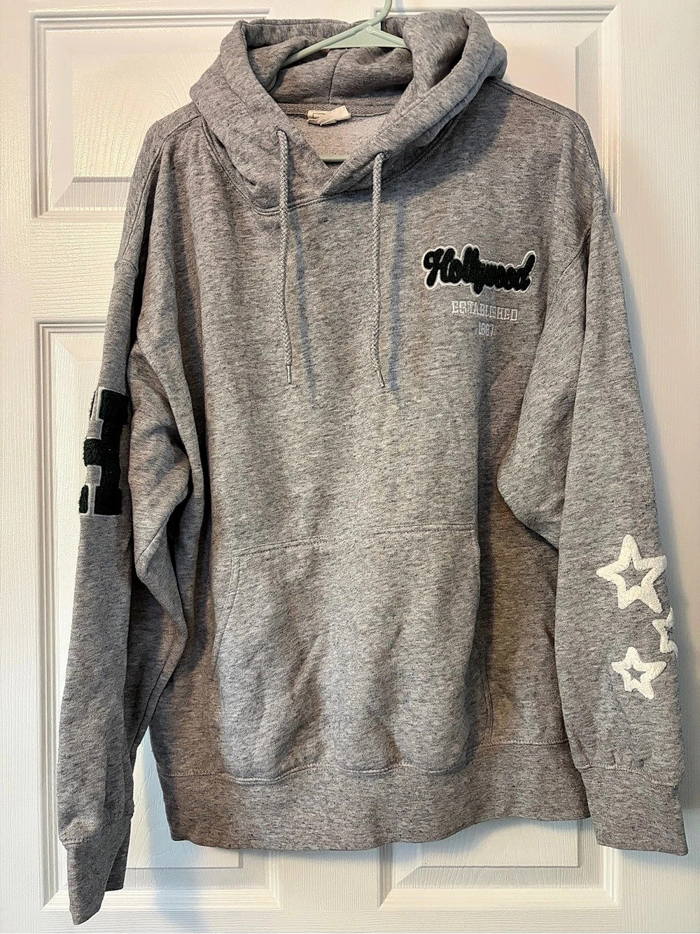Reflex Hollywood Gray Graphic Pullover Hoodie Like New XL